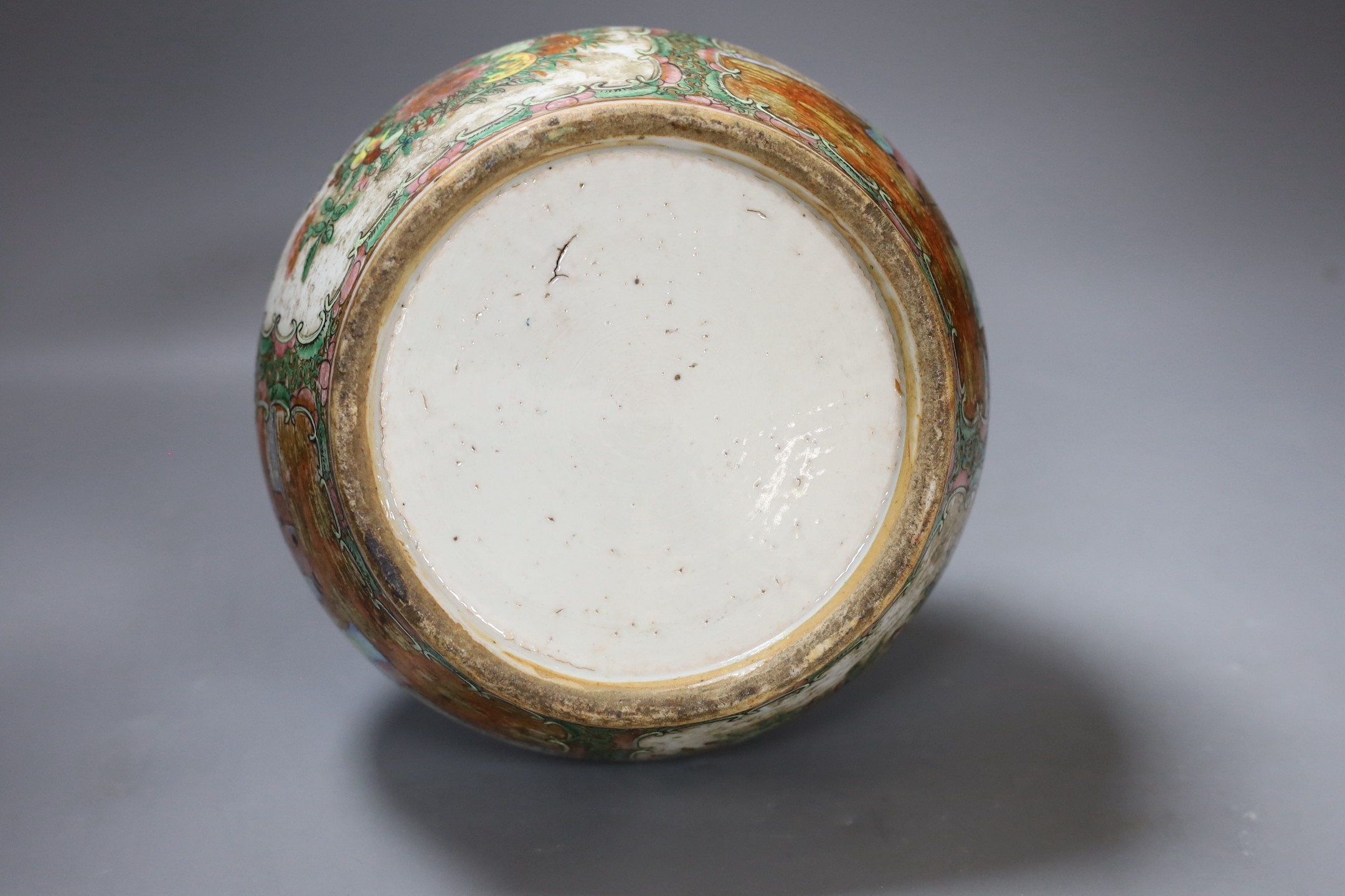 A Satsuma bottle neck vase, 33cm tall
